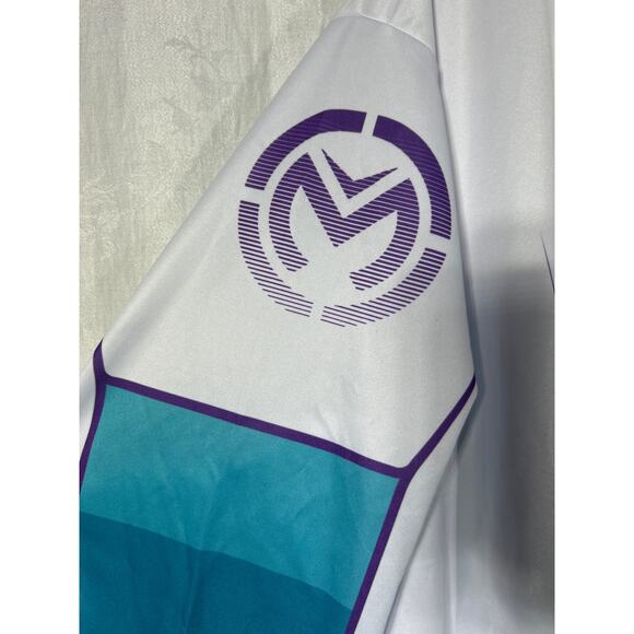Moose Racing Jersey 5XL NEW Whit Purple Teal Qualifier Motocross FLAW MX Offroad - Picture 6 of 10